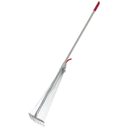 Furci si greble - GREBLA METALICA CU MANER SI REGLAJ LATIME / 15 DINTI