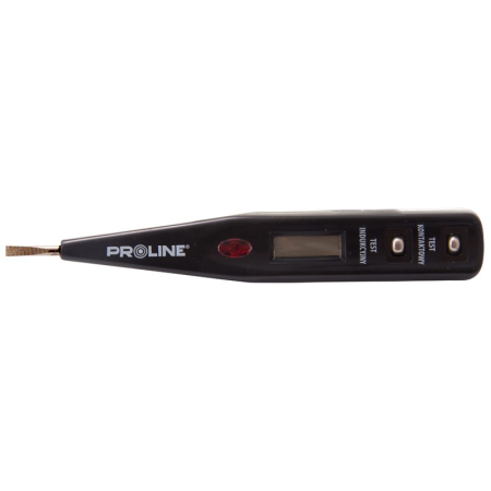 Scule de mana - INDICATOR TENSIUNE CU ECRAN LCD SI BEC 12-220V / 125MM