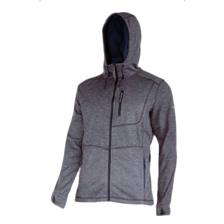 Mediu captusite - JACHETA CU IMPRIMEU SI GLUGA / GRI - S