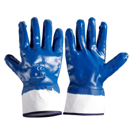 Protectia mainilor - MANUSA NITRIL CU POLIESTER-BUMBAC RIGIDA - 10