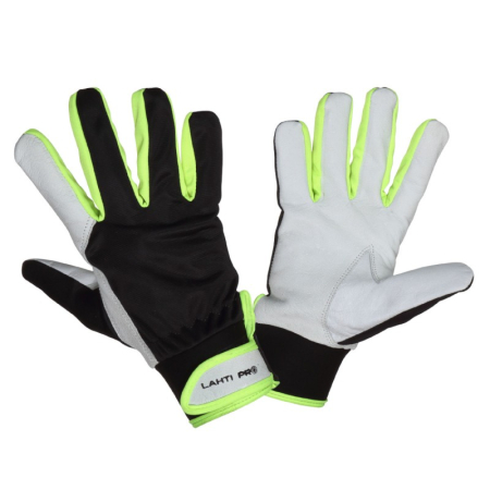 Manusi piele - MANUSA PIELE OVINA CU BUMBAC FLEXIBILA CU MANSETA - 8