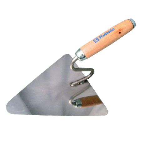 Constructii  - MISTRIE INOX TRIUNGHIULARA CU MANER LEMN 200X190MM