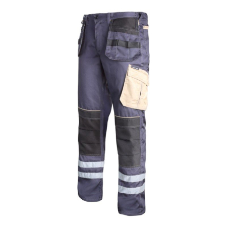 Uzuali - PANTALON LUCRU MEDIU-GROS CU REFLECTORIZANT - L