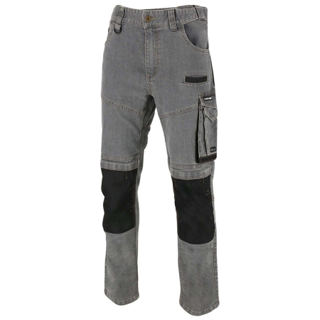 Pantaloni - PANTALON LUCRU TIP-BLUGI SLIM-FIT ELASTIC GRI - S