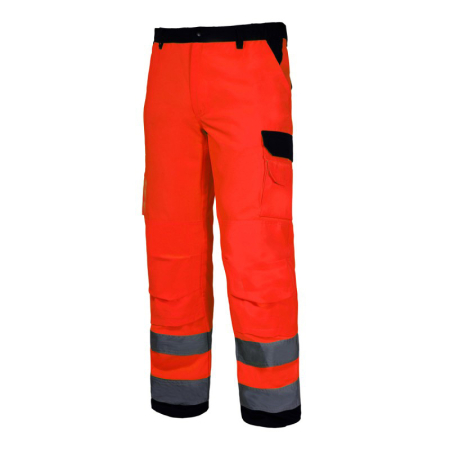 Uzuali - PANTALON REFLECTORIZANT PREMIUM / PORTOCALIU - S