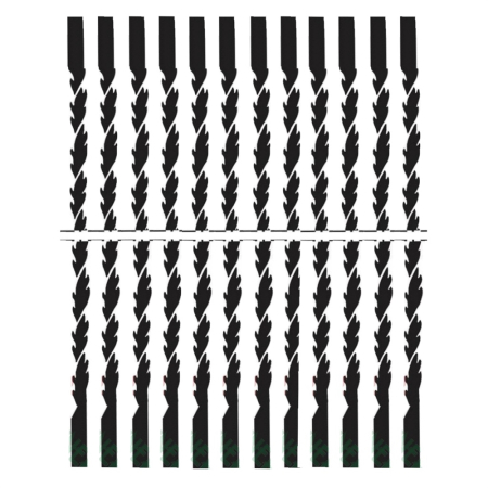 Discuri si panze - Panze traforaj spiralate 130mm fara pin, 12 buc, Proxxon 28747