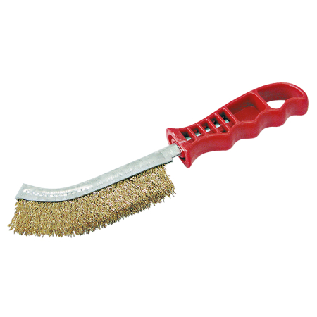 Fasonare si finisare metal - PERIE SARMA DE ALAMA CU MANER PLASTIC