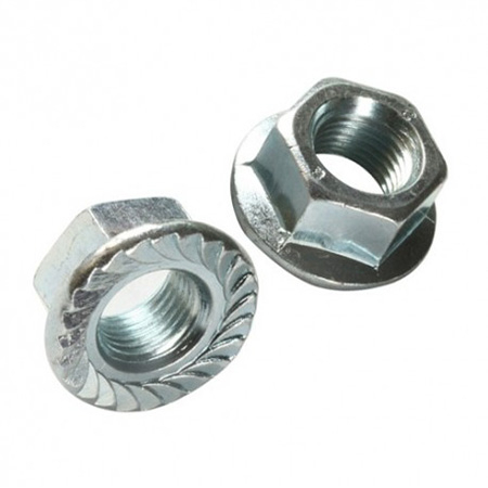 Piulite si saibe - PIULITE ZINCATE HEXAGONALE CU FLANSA M8, 500/SET