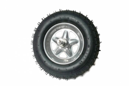 Accesorii - Roata roaba Micul Fermier 3.50-8, janta gri, cu ax