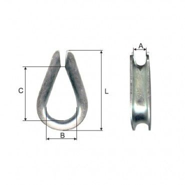 Accesorii fixare si siguranta - RODANTA ZINCATA 16MM / 36X58X83MM