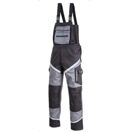 Salopete - SALOPETA LUCRU GROASA PREMIUM NEGRU-GRI - S/H-164