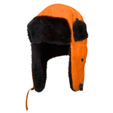 Protectia capului - SAPCA IMBLANITA PLIABILA CU URECHI / PORTOCALIU