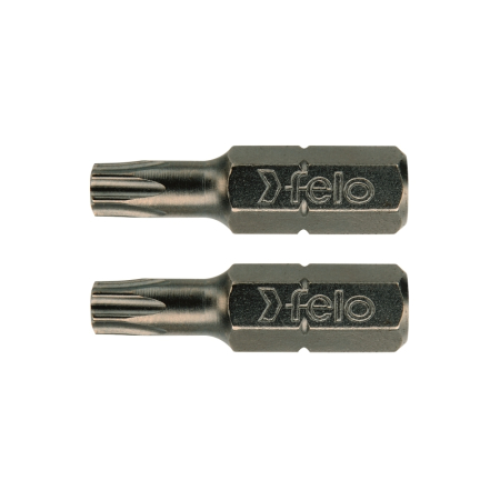  Scule de mana - Set 2 biti Industriali profil Torx, Felo, C6.3, TX9, 25mm