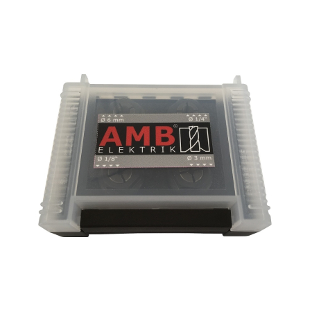 Bucsi - Set 4 bucsi elastice, 3, 6, 1/8', 1/4' AMB (kress) cu piulite