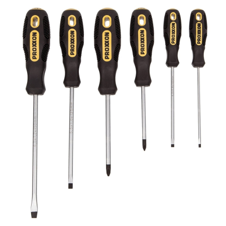 Seturi de surubelnite - Set 6 surubelnite, Proxxon 22604, FLEX-DOT drepte si PH