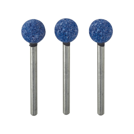 Accesorii pentru lustruire, diverse si modelare - Set biax-uri sferice, din corindon 9.00mm, Proxxon 28782