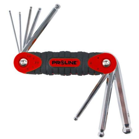 Seturi imbus si torx - SET CHEI NEGATIVE CR-VA SFERICE CU MANER 1.5-8MM - 8P.