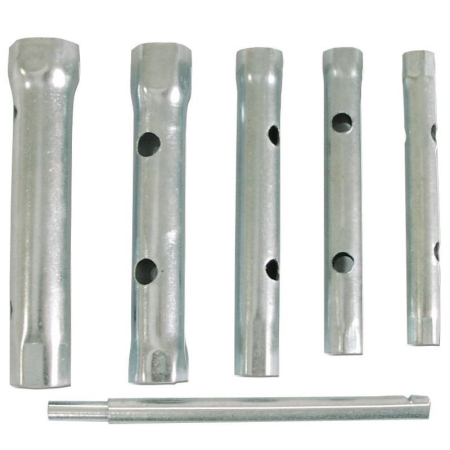 Tubulare - SET CHEI TUBULARE DUBLE CU TIJA OPERARE 8-17MM - 6P.