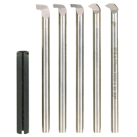Cutite pentru strung - Set cutite pentru filet din HSS, Proxxon 24520