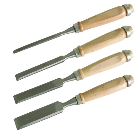 Taiere lemn - SET DALTI LEMN CU MANER LEMN - 4P.