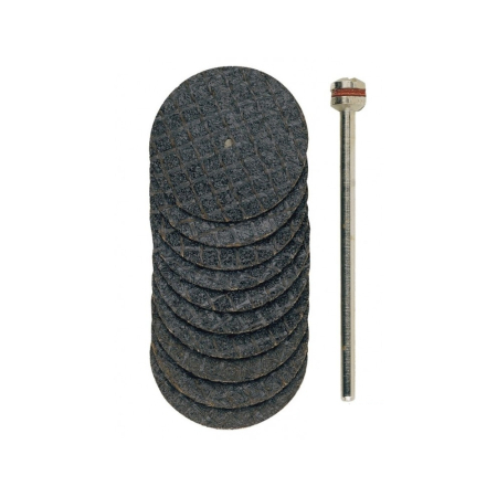 Discuri si panze - Set discuri debitoare din oxid de aluminiu, 22mm, 10 buc, Proxxon 28808