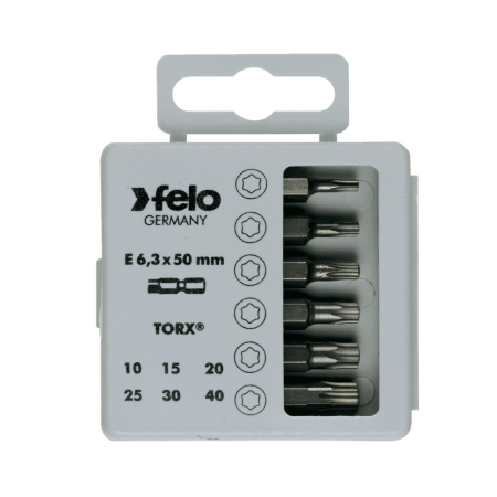 Seturi biti - Set Profi Bit Box - 6 Biti Industriali TORX - Lungime 50mm