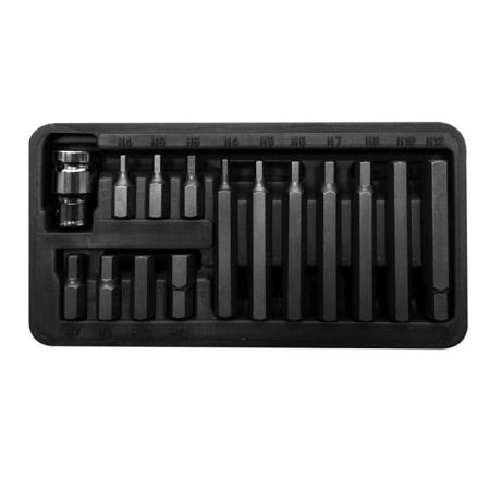 Seturi biti - SET VARFURI HEXAGONALE CR-VA S2 - 15P.