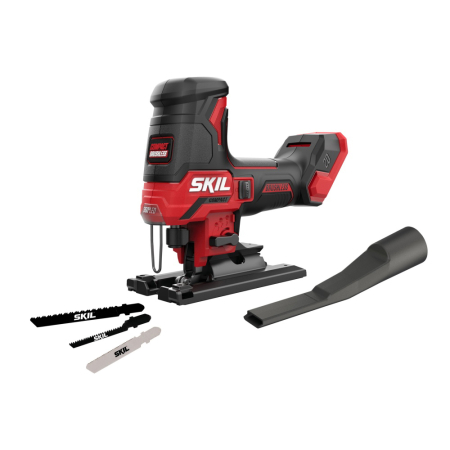 Scule Electrice - SKIL 3440 CA, Fierastrau pendular compact Brushless cu acumulator (doar corpul) SW1E3440CA, 800-3500 cpm, + accesorii