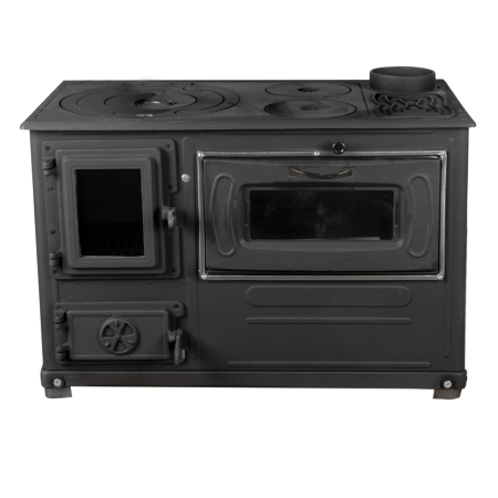 Incalzire pe lemne - Soba pe lemne 6.7kW Fantazia Lux, cos dreapta