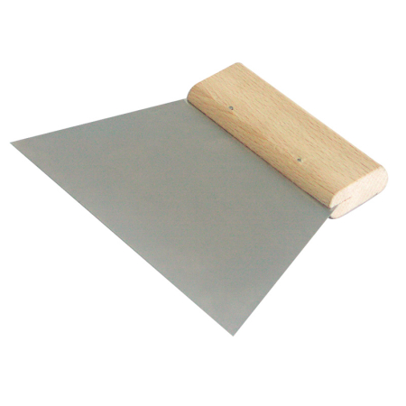 Constructii  - SPATULA INOX CU MANER LEMN 250MM