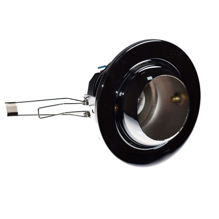 Echipamente iluminare - SPOT DL-720 60W CU DULIE E27 CULOARE NEGRU-CROM