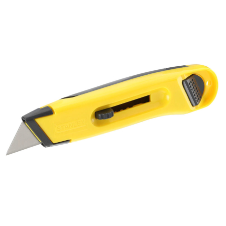 Cutite, cutere si lame - Stanley 0-10-088, Cutter cu lama retractabila, interlock, cu stocare de pana la 10 lame, 150mm + o lama trapezoidala 19x62mm