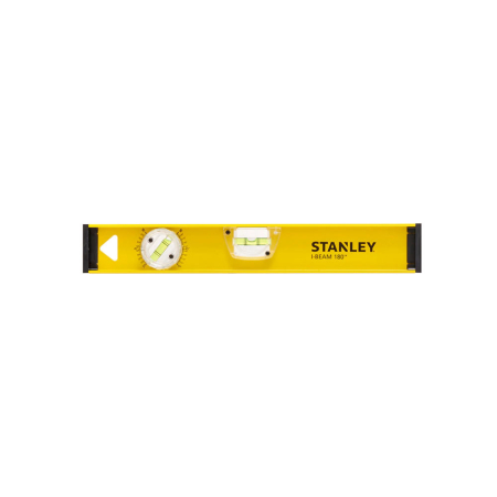 Nivele, Echere si Compasuri - Stanley 1-42-919, nivela i-beam, 40 cm, 2 fiole, 180°