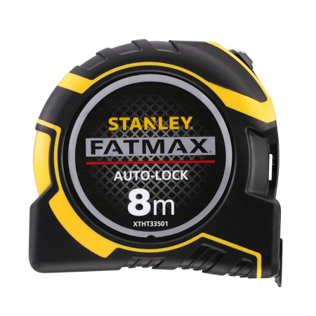 Gradinarit  - Stanley XTHT0-33501, ruleta autolock fatmax 8m, Mylar®, BladeArmor, magnet fix, 8m x 32mm + un carlig detasabil, blister