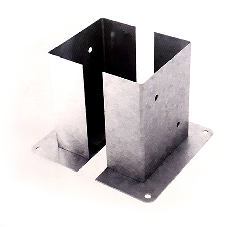 Conexpanduri, cleme, conectori - SUPORT STALP DUBLU 2/141X70X150MM