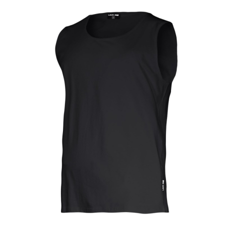 Tricouri - TRICOU BUMBAC FARA MANECI / NEGRU - S