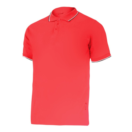 Alte protectii - TRICOU BUMBAC POLO SUBTIRE / ROSU - S