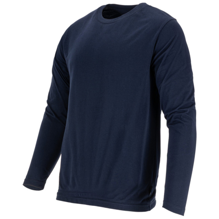 Alte protectii - TRICOU BUMBAC SUBTIRE CU MANECA LUNGA / BLEUMARIN - L