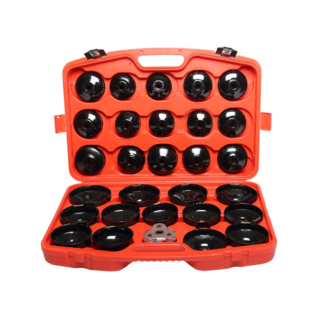 Chei ulei si bujii - TRUSA CHEIE FILTRU DE ULEI REGLABIL CU ADAPTOARE - 30P.