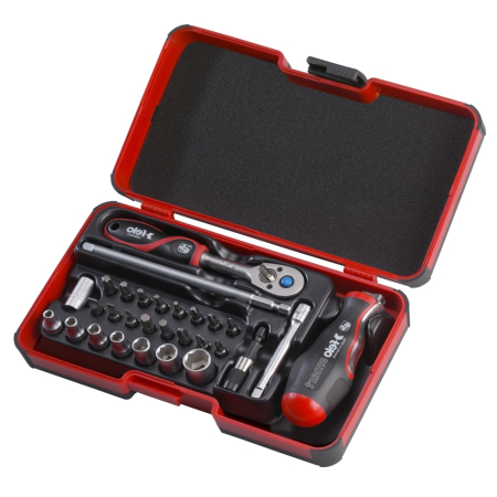 Truse si seturi de unelte - Trusa compacta Felo SMART II, 1/4', 29 piese