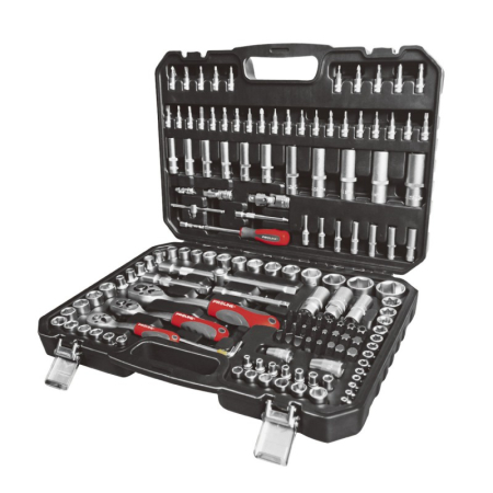 Truse si seturi de unelte - TRUSA TUBULARE 1/2",3/8",1/4" 4-32MM - 150P.