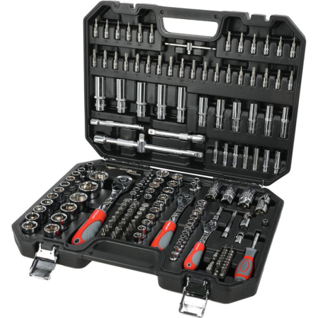 Truse si seturi de unelte - TRUSA TUBULARE 1/2",3/8",1/4" 4-32MM - 179P.