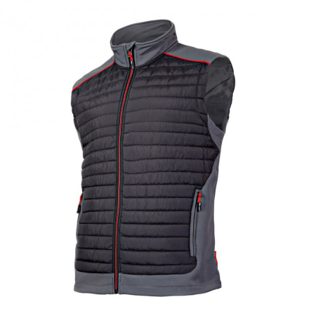 Veste - VESTA MATLASATA / NEGRU-GRI - S