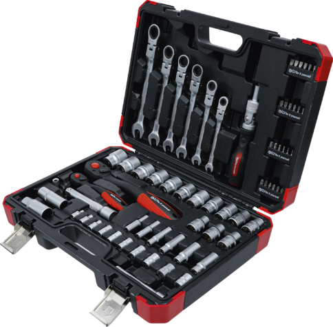 Set chei tubulare, 1/4, 1/2, 68 piese, BGS [3]