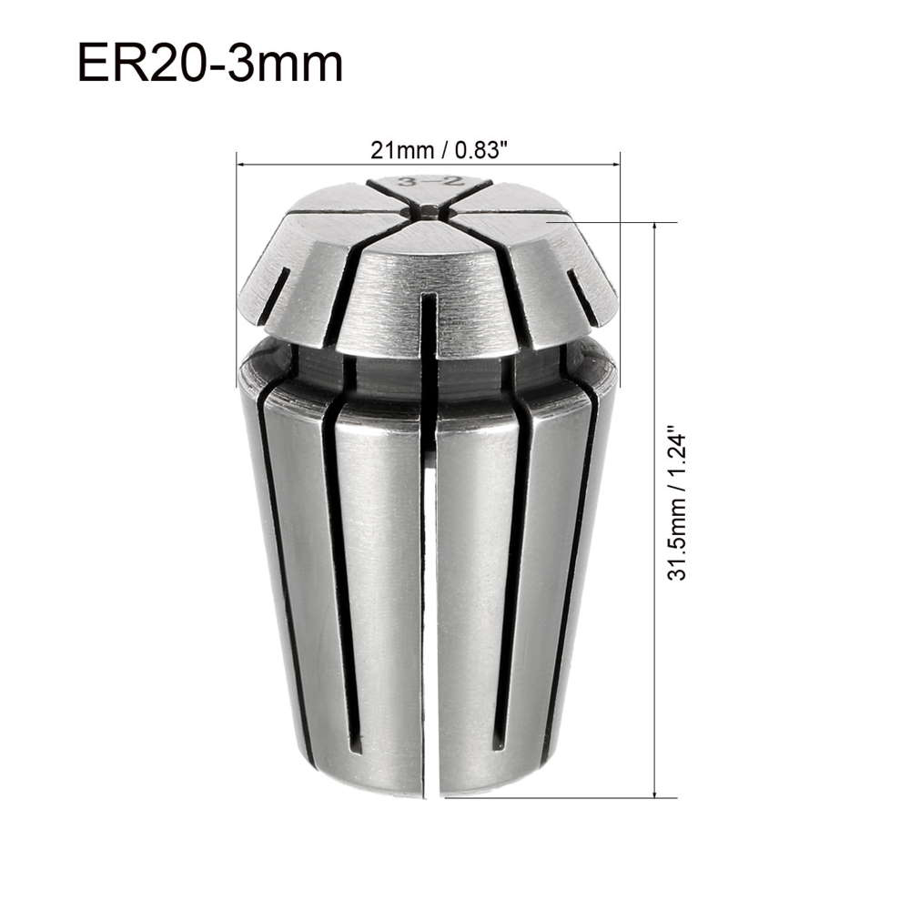 Bucsa elastica ER20, prindere 3.0 mm [2]