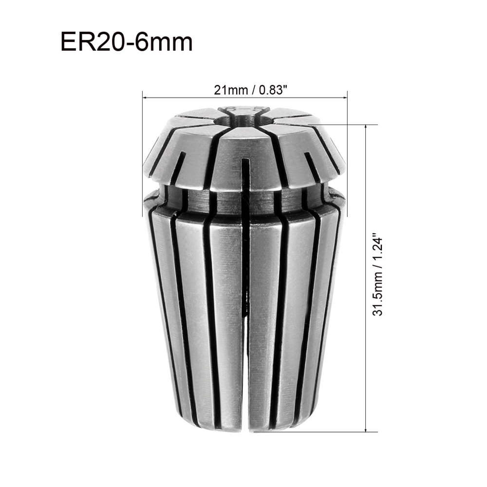 Bucsa elastica ER20, prindere 6.0 mm [2]