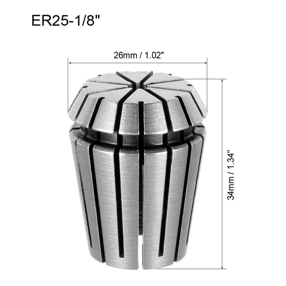 Bucsa elastica ER25, prindere 3.175mm (1/8 inch) [2]