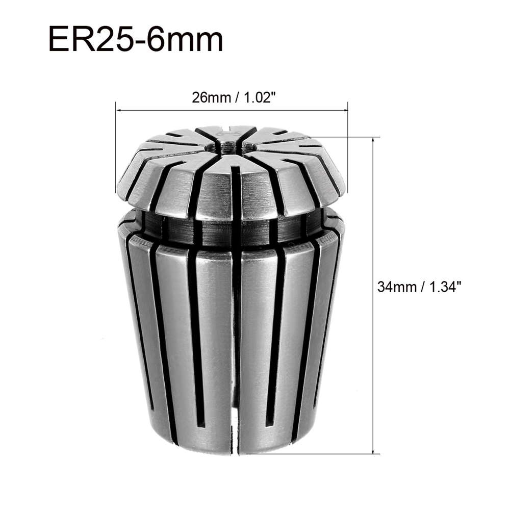 Bucsa elastica ER25, prindere 6.0 mm [1]