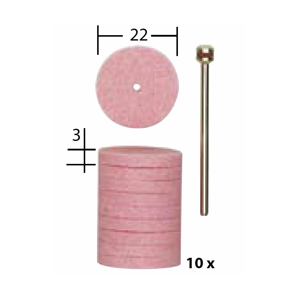 Discuri cu partea activa din corindon, Proxxon 28302 Ø22mm [1]