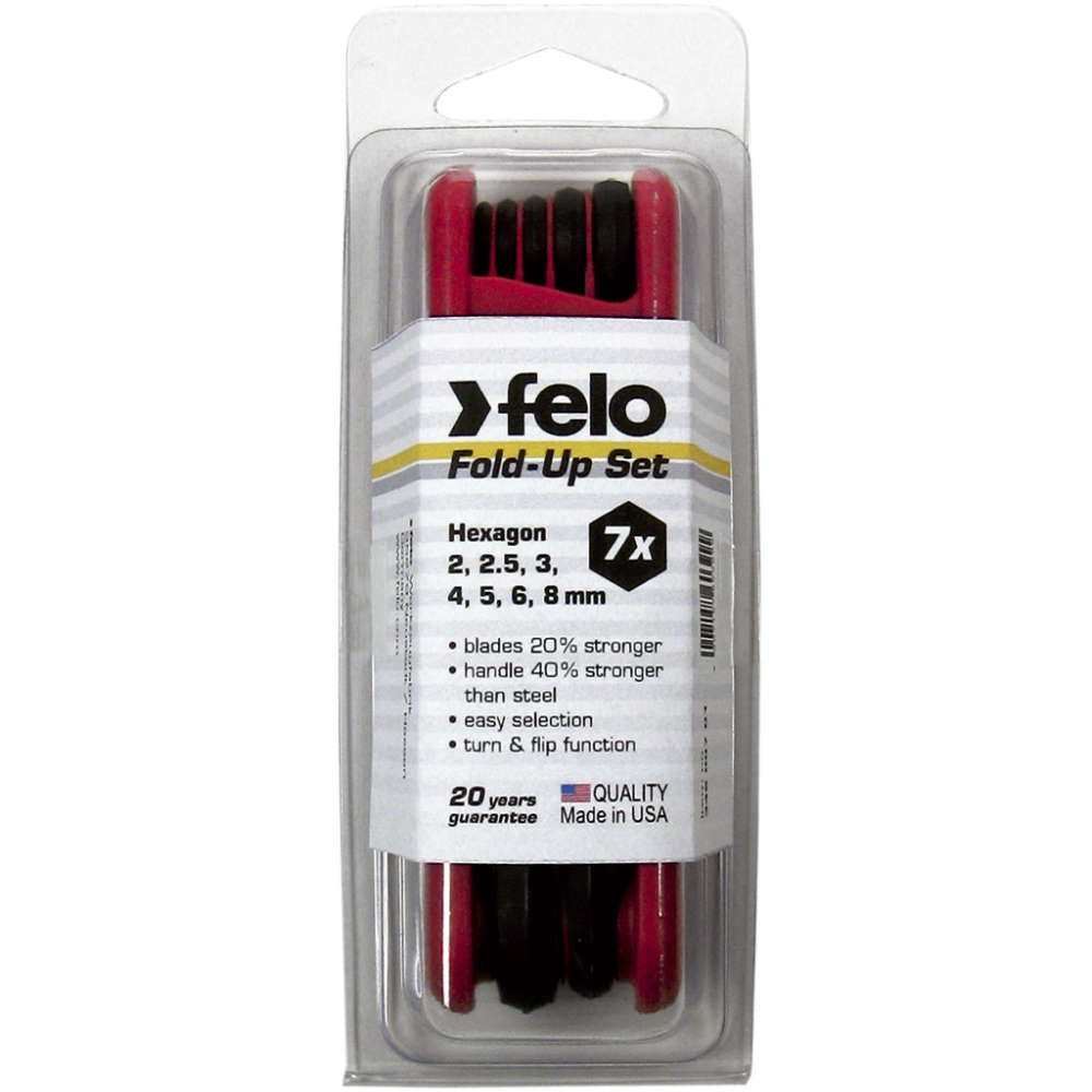 Felo 34500701, Set 7 chei HEX de buzunar, HEX 2.0-8.0mm [1]